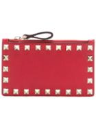 Valentino Small Rockstud Wallet - Red
