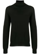 Maison Margiela Roll-neck Fitted Sweater - Black