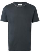 Officine Generale Contrast Trim T-shirt - Grey