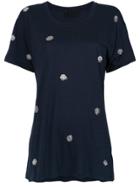 Andrea Bogosian Embroidered T-shirt - Blue
