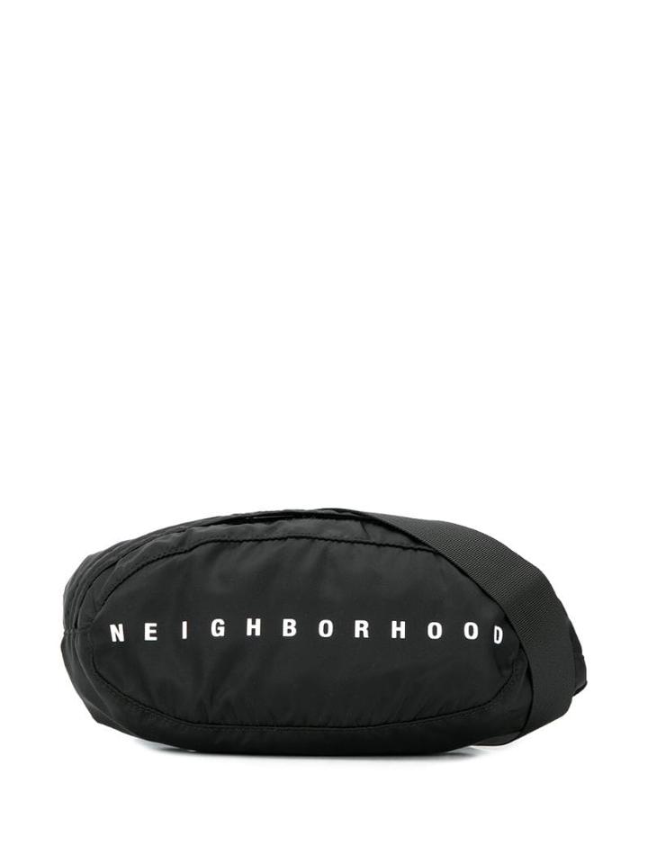 Neighborhood Branded Belt Bag - Black