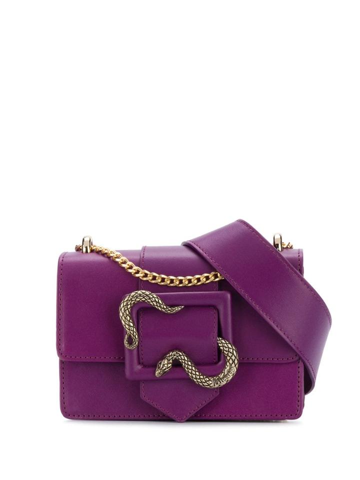 Just Cavalli Serpent Belt Bag - Purple