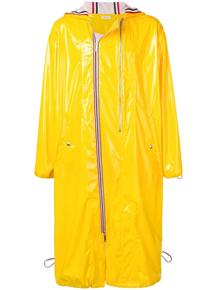 Thom Browne Oversized Nylon Slicker Swim Parka - Yellow