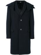 Lanvin Detachable Hooded Coat - Blue