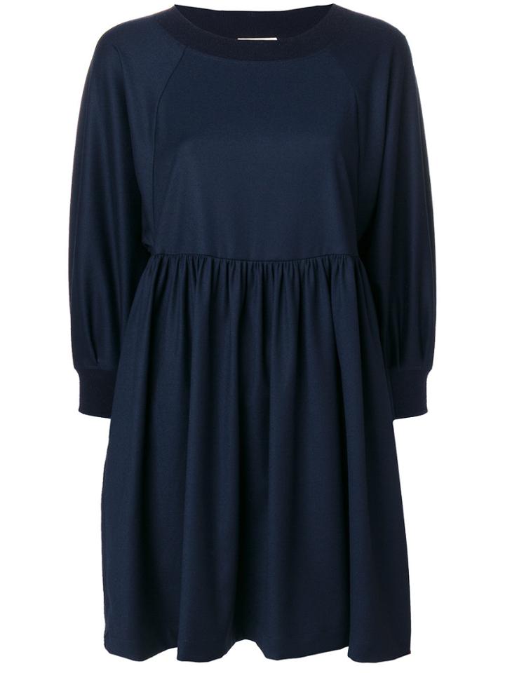 Semicouture Flared Dress - Blue