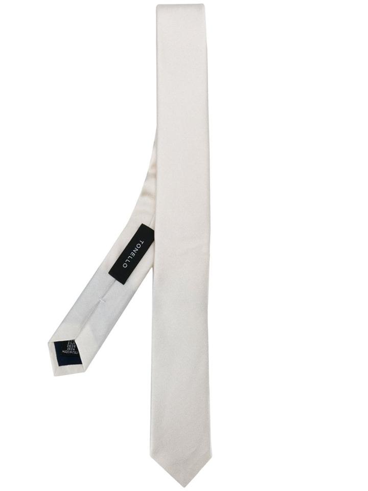 Tonello Plain Tie - White