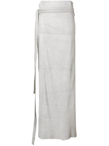 Olsthoorn Vanderwilt Wrapped Long Skirt - Grey