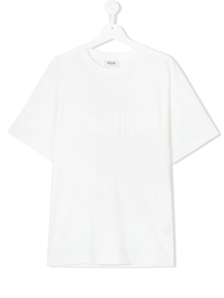 Moschino Kids Logo T-shirt - White