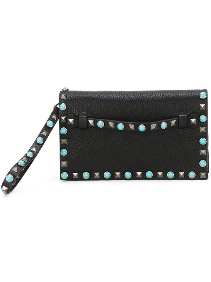 Valentino Garavani Small 'rockstud Rolling' Clutch