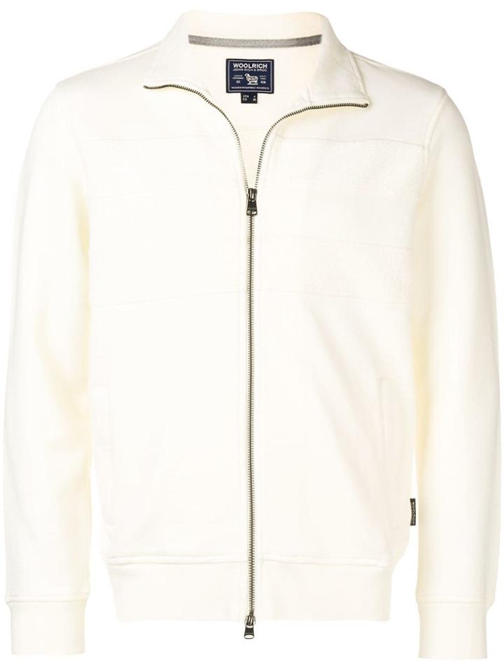 Woolrich Zip-up Sweatshirt - White