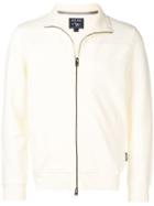 Woolrich Zip-up Sweatshirt - White
