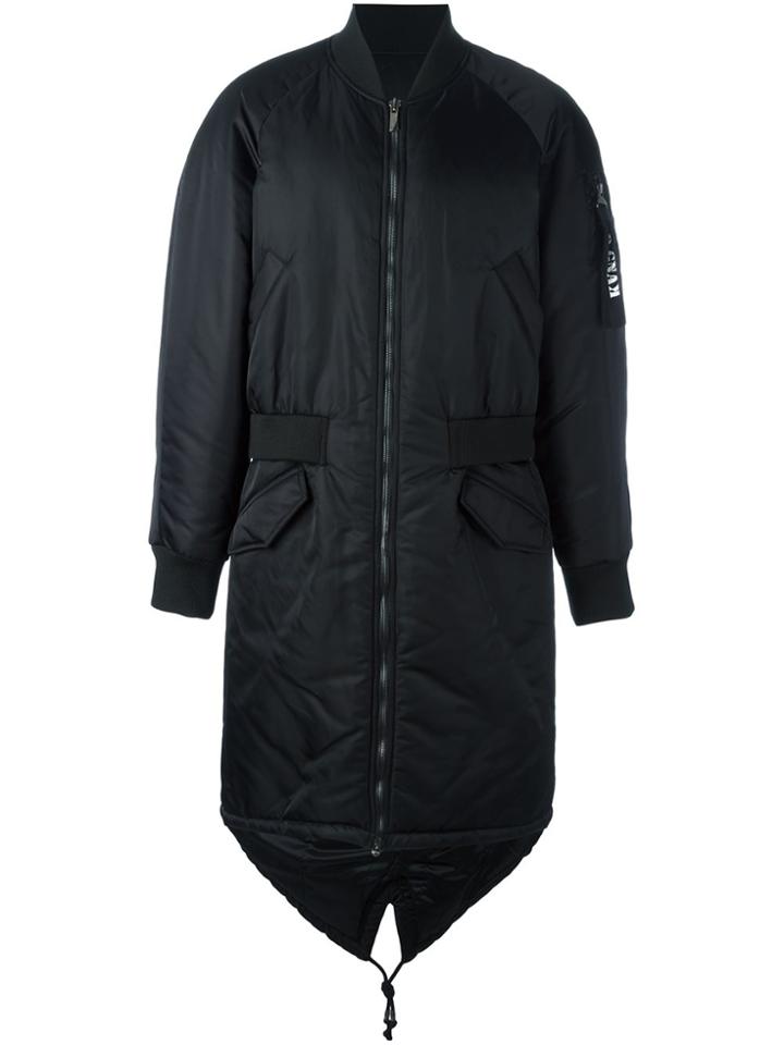 D.gnak Zip-up Coat - Black
