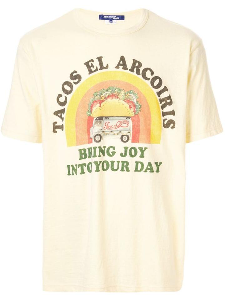 Junya Watanabe Man Tacos Van Print T-shirt - Yellow