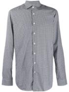 Etro Long Sleeved Checked Shirt - Blue