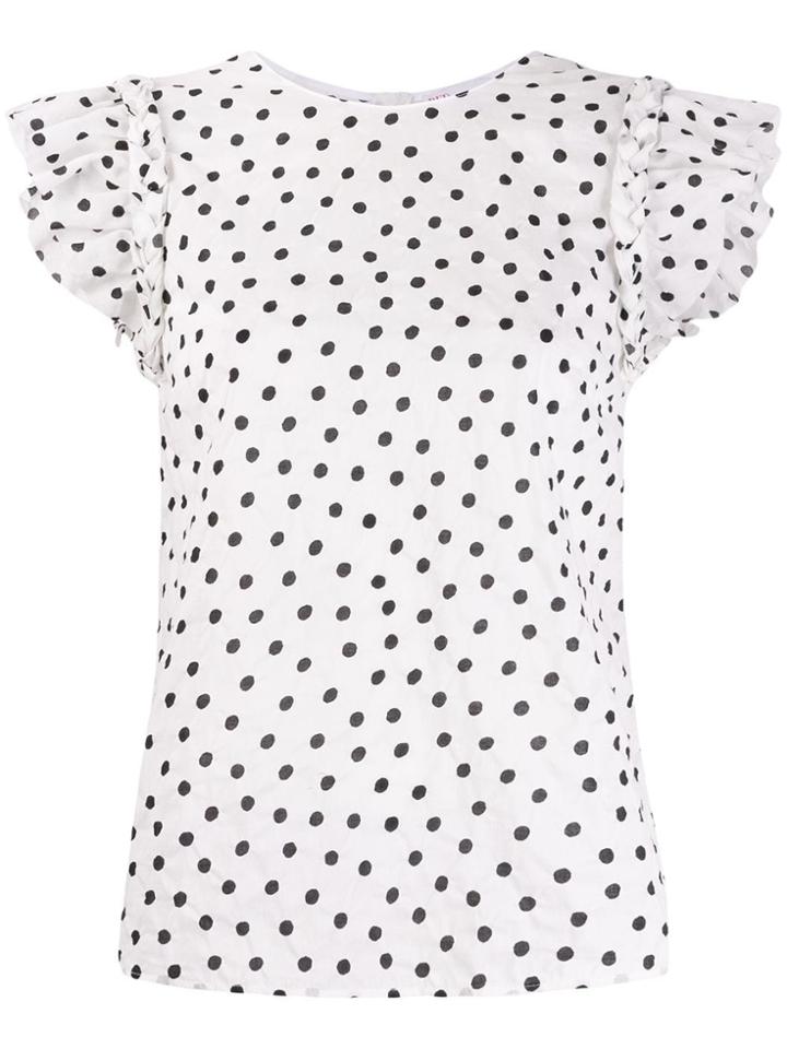 Red Valentino Polka Dot Shirt - White