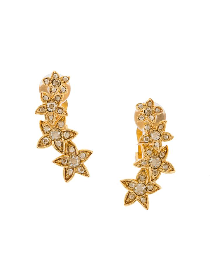 Oscar De La Renta Star Fish C Earrings - Metallic