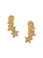 Oscar De La Renta Star Fish C Earrings - Metallic