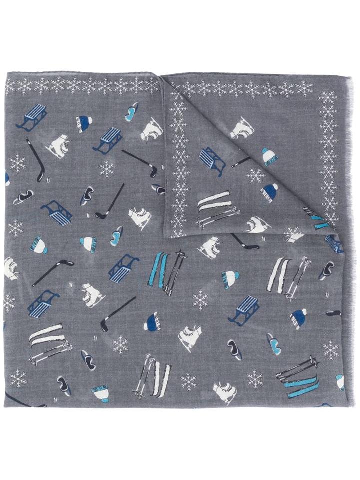 Fefè Winter Sports Scarf - Grey