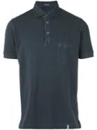Drumohr - Chest Pocket Polo Shirt - Men - Cotton - L, Black, Cotton