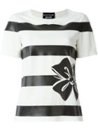 Boutique Moschino Printed Stripe T-shirt