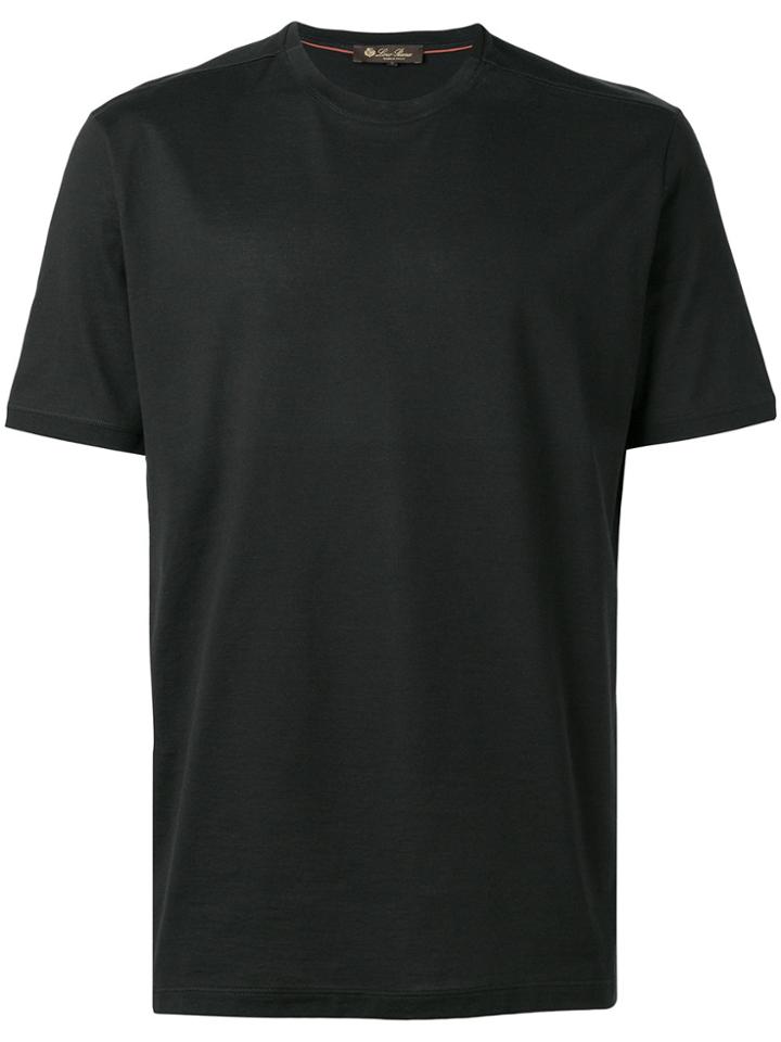 Loro Piana Round Neck T-shirt - Black