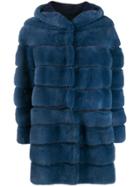Simonetta Ravizza Cairo Quilted Coat - Blue