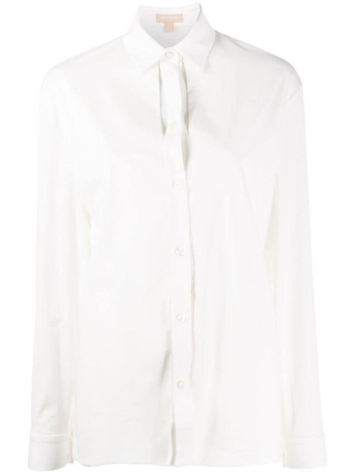 Matériel Front Slit Shirt - White