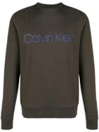 Ck Jeans Logo Printed Sweatshirt - Green