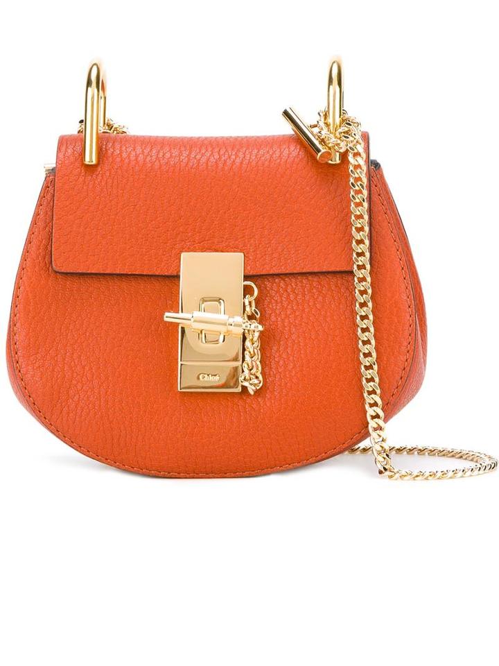 Chloé Nano 'drew' Crossbody Bag, Women's, Yellow/orange