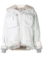 Sacai Sacai - Man - Anorak Faux Fur - Grey