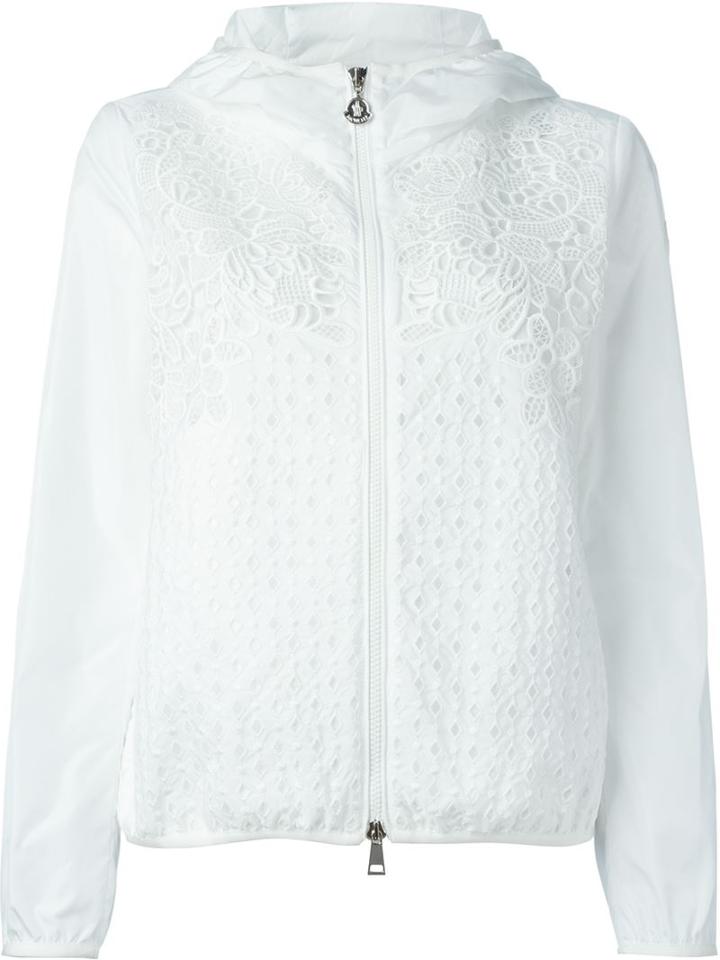 Moncler Floral Crochet Jacket