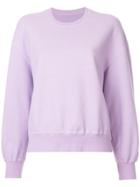 Cityshop Crew-neck Sweatshirt - Pink & Purple