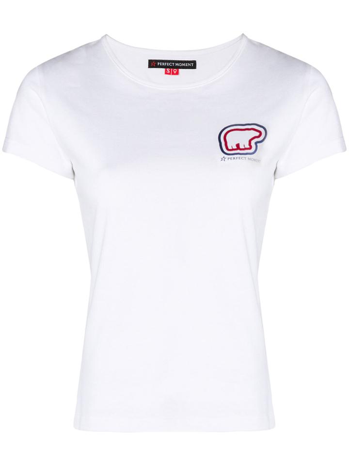 Perfect Moment Bear Print T-shirt - White