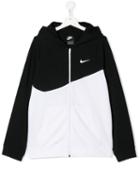Nike Kids Colour Block Hoodie - Black