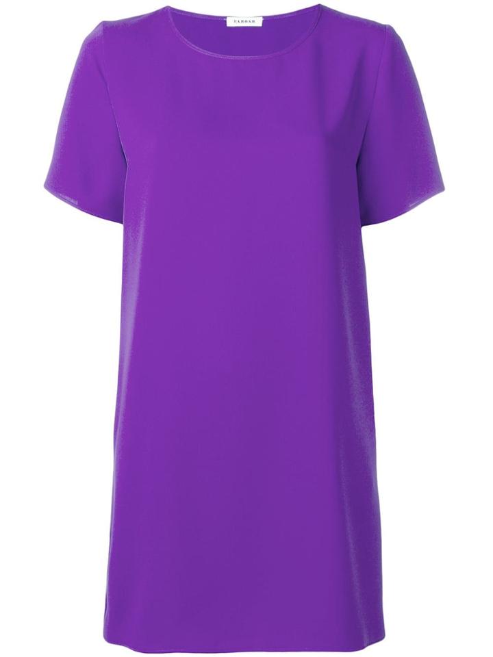 P.a.r.o.s.h. Short Shift Dress - Purple