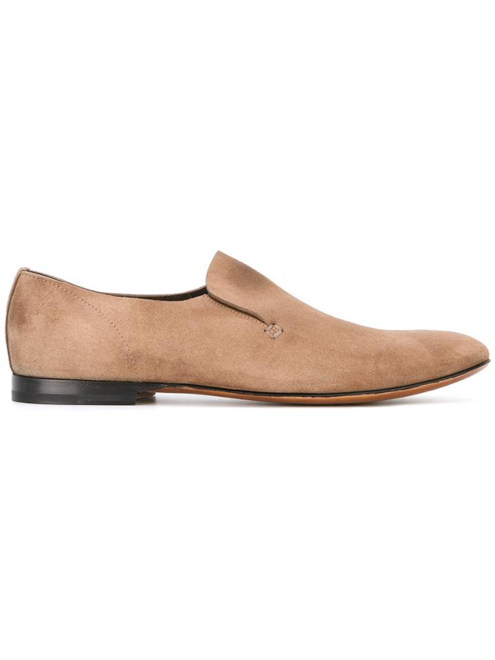 Raparo Slip-on Loafers - Brown