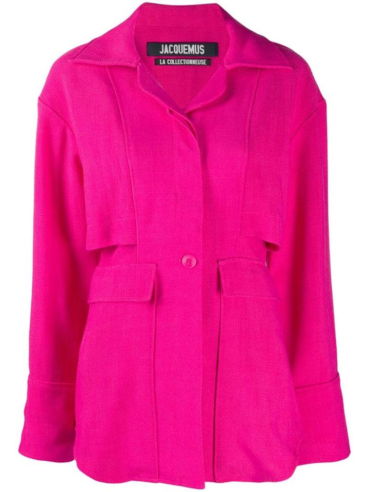 Jacquemus Double Vent Shirt - Pink