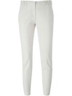 Eleventy Slim Fit Trousers, Women's, Size: 27, Nude/neutrals, Cotton/spandex/elastane