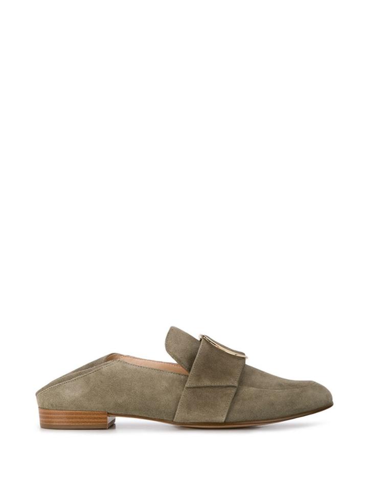 Hogl Round Toe Loafers - Green