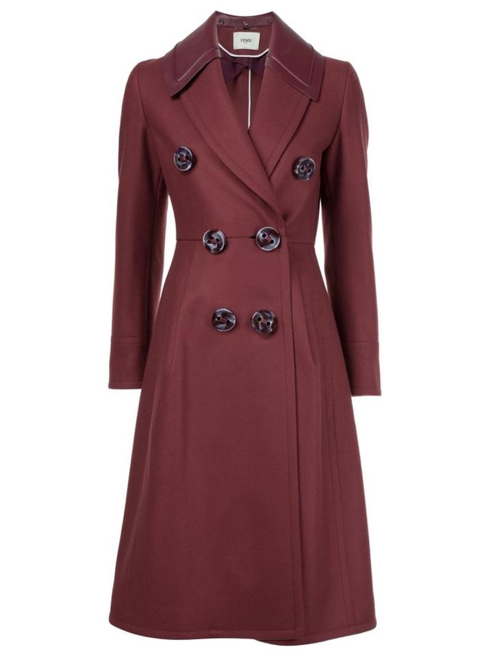 Fendi Double Breasted Coat