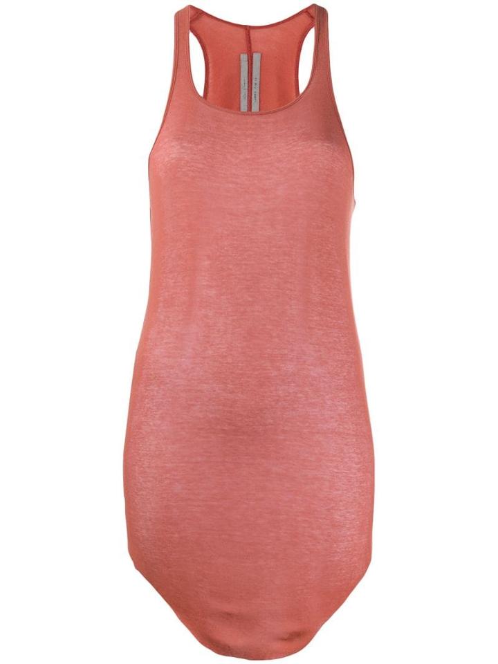 Rick Owens Loose Fit Tank Top - Pink