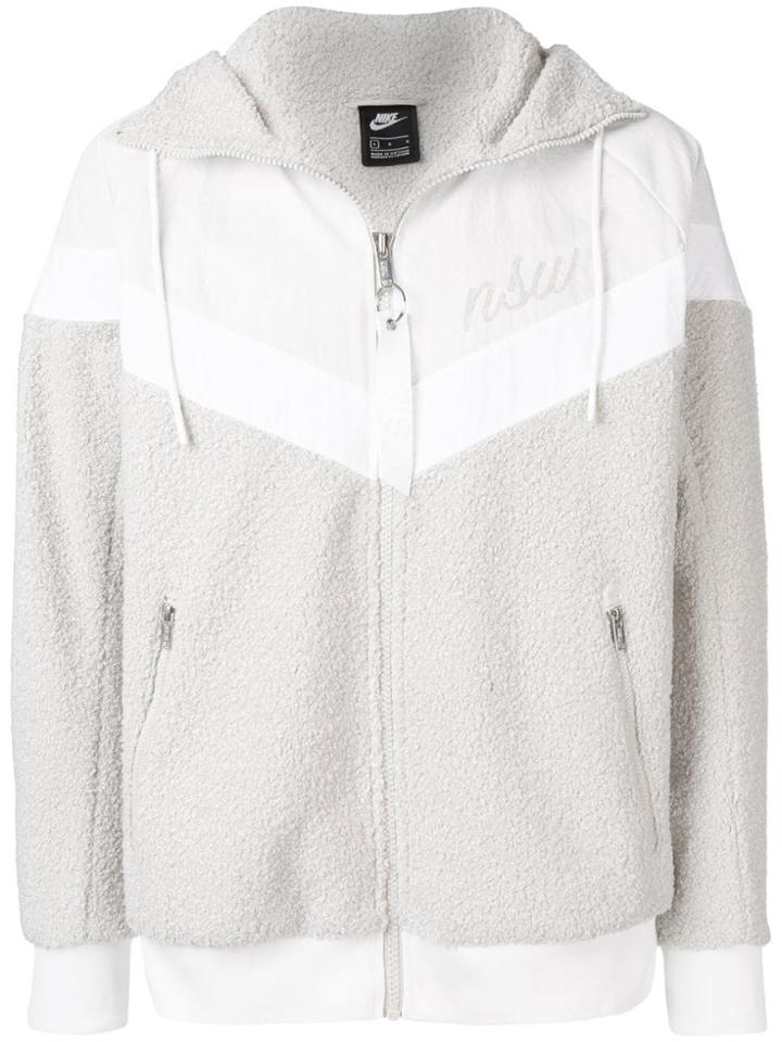 Nike Sherpa Windrunner Jacket - White