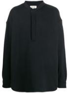 Fear Of God Front Buttoned Sweatshirt - Black