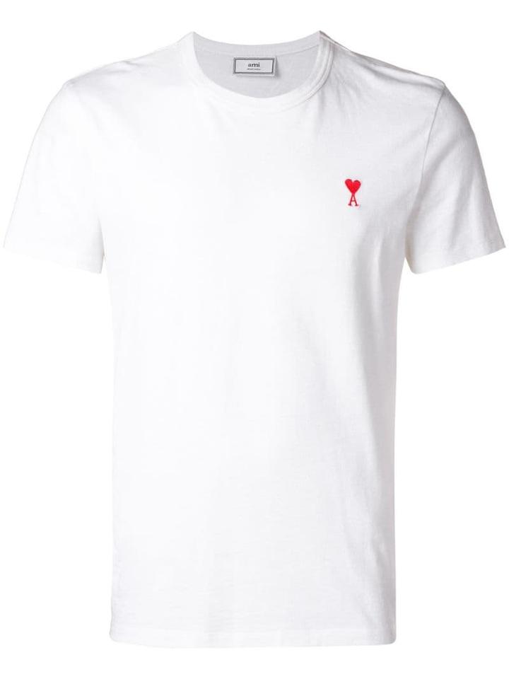 Ami Paris Ami De Coeur T-shirt - White