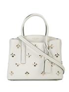 Kate Spade Metallic Spade Tote - White