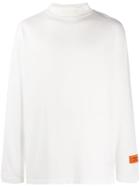 Heron Preston High Neck Sweatshirt - White