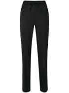 P.a.r.o.s.h. Studded Trim Slim-fit Pants - Black