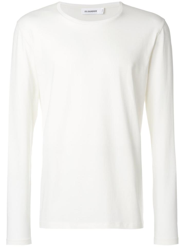 Jil Sander Long Sleeve T-shirt - White