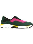 Marni Contrasted Panel Sneakers