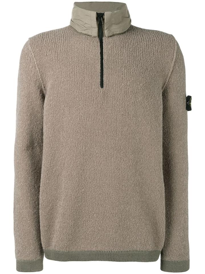Stone Island Turtleneck Sweater - Green